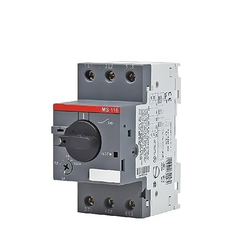 Disjoncteur moteur MS116 boîtier de commande 1-1.6A triphasé rail DIN