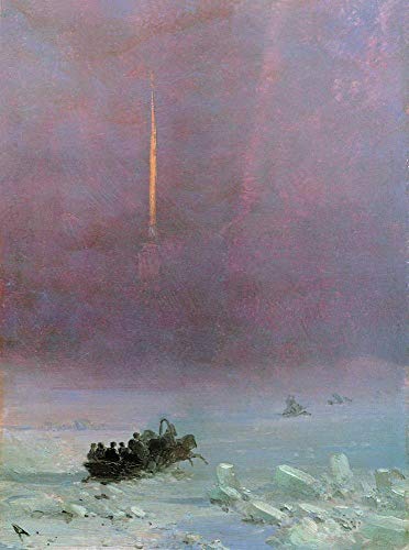 Peinture à l'huile sur toile Saint-Pétersbourg Ivan Aivazovsky tableau salon