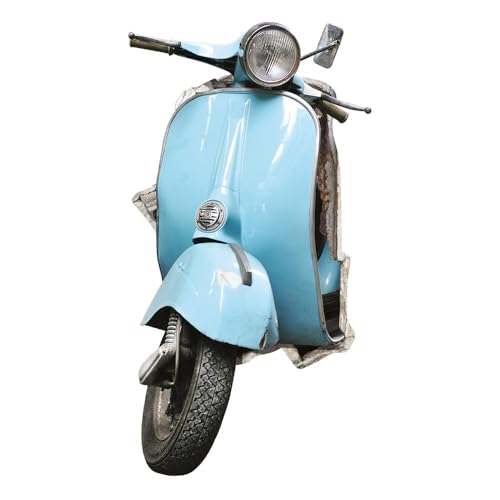 kina 3DM0027 Autocollant mural - Idées d'Ameublement Vespa d'époque 3D - Mesures 110x65 cm - Décoration Murale, Autocollants Muraux, Papier Peint