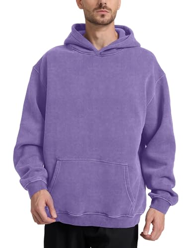 Image of Hatant Oversized Hoodie Sweatshirts for Men Couples Heavyweight Hoodies Pullover Vintage Mens Acid Wash Sweaters Clothes 2026