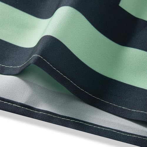 Image of KMBANGI Women Striped Sleeveless Maxi Dress Swing Patchwork Midi Dress Smocked Spaghetti Strap Colorful Long Sundress