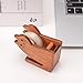 TOCCOOL Cat-Shaped Wooden Tape Dispenser, Cute Desktop Organizer with 1 Roll of Tape, Easy-to-Use Adhesive Tape Cutter for Office, School, Shop