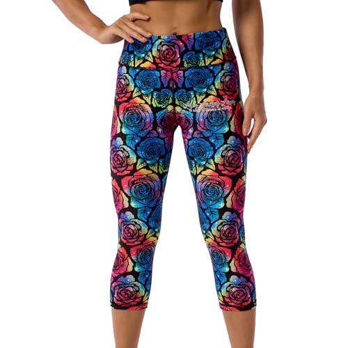 UIUO-UIPEU Colorful Printed Leggings with Pockets for...