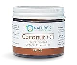 Nature's Salves and Soaps Fully Ozonated 100% Organic Unrefined Organic Coconut Oil. Holistic, Homeopathic, Natural, Dental, Skin, Hair (2 Fl. Oz.)