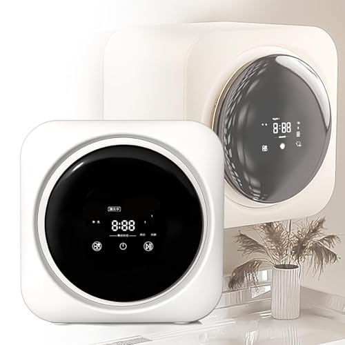 Lavadora portátil independiente para el hogar con panel de control LCD, secadora de ropa de 4 modos, carga frontal eléctrica de 170 W y 5 kg para apartamentos, lavanderías y autocaravanas.