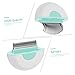 Luxshiny Pet Cat Hair Comb Brush with Comfortable Non Slip Handle Gentle Grooming Rake for Loose Hair and Tangle Removal Portable Mint Green Massage Tool for Shiny Fur Maintenance