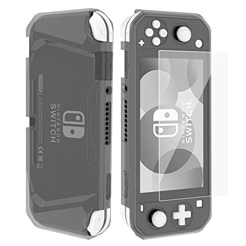 Kaya Switch Lite - Funda Protectora para Nintendo Switch Lite 2019, Suave TPU con absorción de Golpes y antiarañazos, Incluye Protector de Pantalla de Cristal Templado Switch Lite Funda