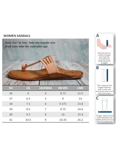 Image of Women's Genuine Leather Handmade Kolhapuri Flats Slip Ons Sandals for All Occasions - Beige & Gold