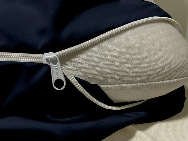 Shreem Linen Zippered Twin XL Fitted Sheet fits 8" Mattresses, Ultra-Soft 1800 Microfiber, Fully Enclosed Zipper Mattress Cover, Navy Blue