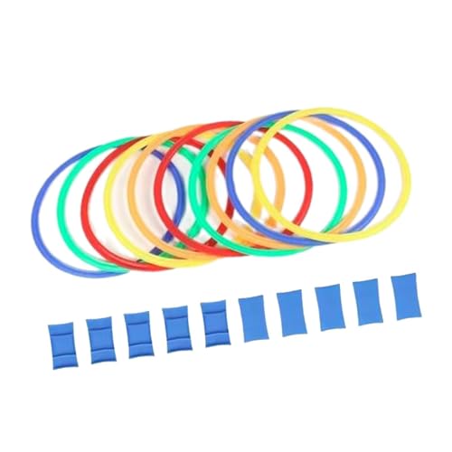 アジリティリング 子供用 大人用 円形 ジャンピングフープ 練習用 ゲーム サッカー 38cm