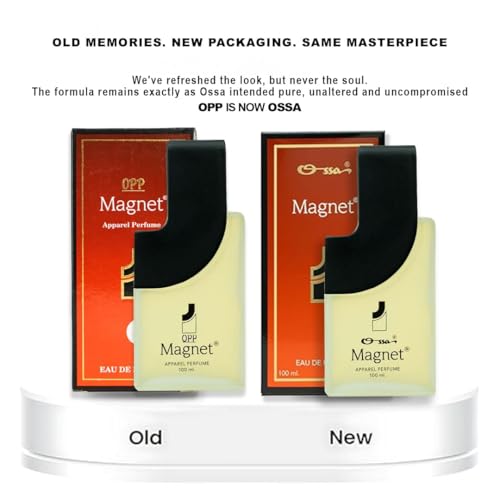 Image of Ossa Magnet Apparel Perfume for Men and Women, 3 x 100ML With Lemon, Mandarin, Cardamom, Woody, Patchouli Notes| Long Lasting Premium Fragrance for Every Occasion, (Pack of 3)