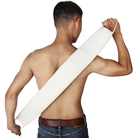 Body Sponge Body Sponge, Exfoliating Loofah Back Strap Bath Shower Scrubber Sponge Body Exfoliator Brush Cover