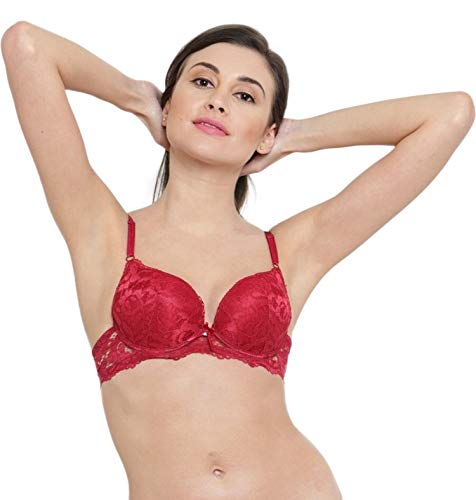 Image of Brachy Women's Net Padded Wired Push-Up Bra