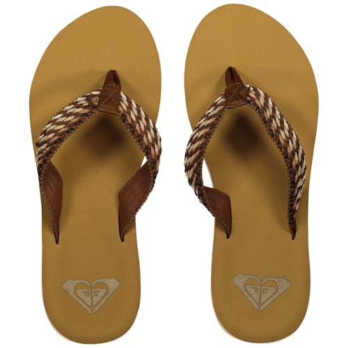 Roxy Femme Porto Rope Sandale, Mocha/Coff, 39 EU