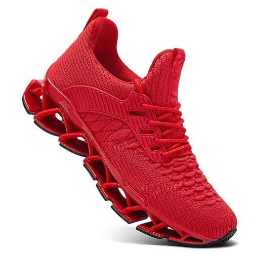 Image of Mens Slip on Walking Running Shoes Blade Tennis Casual Fashion Sneakers Comfort Non Slip Work Sport Athletic Trainer