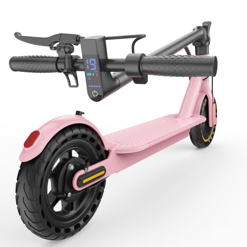 Image of WERHY Electric Scooter, 500W /800W /1000W Powerful Motor & 19 /22 MPH Top Speed, 16 /25 Miles Range, Folding E Scooter with Dual Braking for Teens and Adults