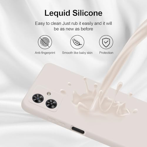 GiiYoon Case Compatible with Motorola Moto G54, Silky-Soft Touch Full-Body Protective Phone Silicone Case - Image 4