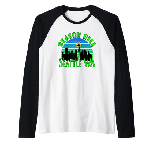 Beacon Hill Seattle WA Beacon Hill Quartier avec Horizon Manche Raglan