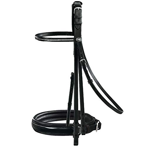 Double bridle Passier Hubertus Schmidt bride de dressage en cuir noir
