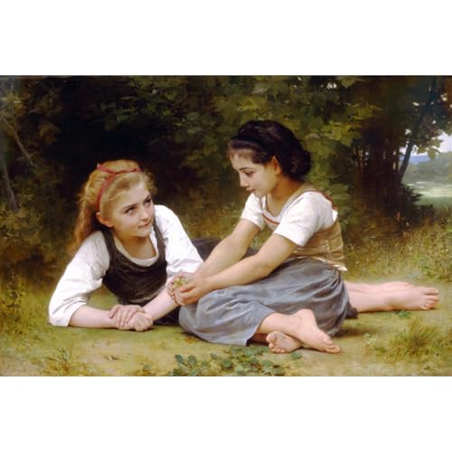Impression giclée Bouguereau de style toile enroulée 76x101 pour tableau salon