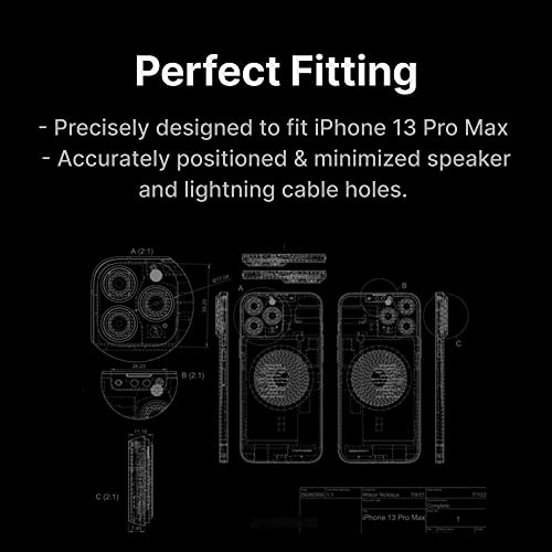 Cuzjolly Iphone 13 Pro Max Faux Leather Phone Case [Compatible With Magsafe] [Soft Microfiber Lining] (Comet Streak Green) #TOP5