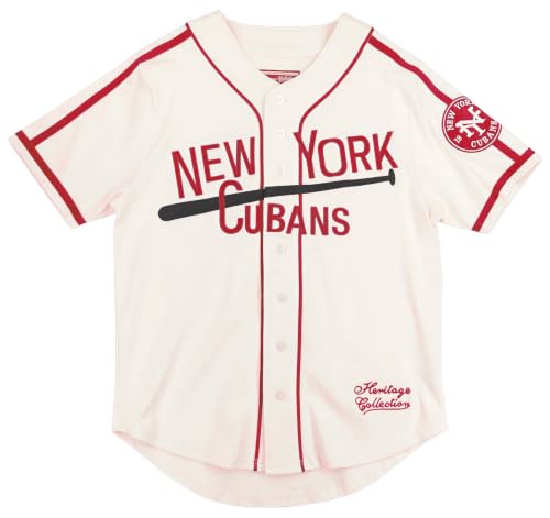 Big Boy New York Cubans S2 Heritage Camiseta de Béisbol para Hombre [Blanco Marfil] miniatura 1