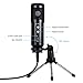 immagine 2Microfono a Condensatore, Microfono a USB Kit 192kHZ/24bit Microfono di Registrazione con Treppiedi Regolabile & Filtro Anti-Vento Supporto per Streaming, Registrazione, Podcasting, YouTube (Nero)