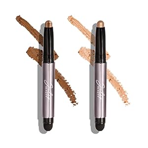 Julep-Eyeshadow-101-Creme-to-Powder-Waterproof-Eyeshadow-Stick-Duo-Bronze-Shimmer-and-Warm-Gold-Shimmer Julep Eyeshadow 101 Crème to Powder Waterproof Eyeshadow Stick Duo, Bronze Shimmer and Warm Gold Shimmer