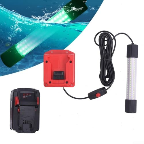 Luz de pesca sumergible LED 18V 13W amarilla IP68 con cable de 5m para barcos 5