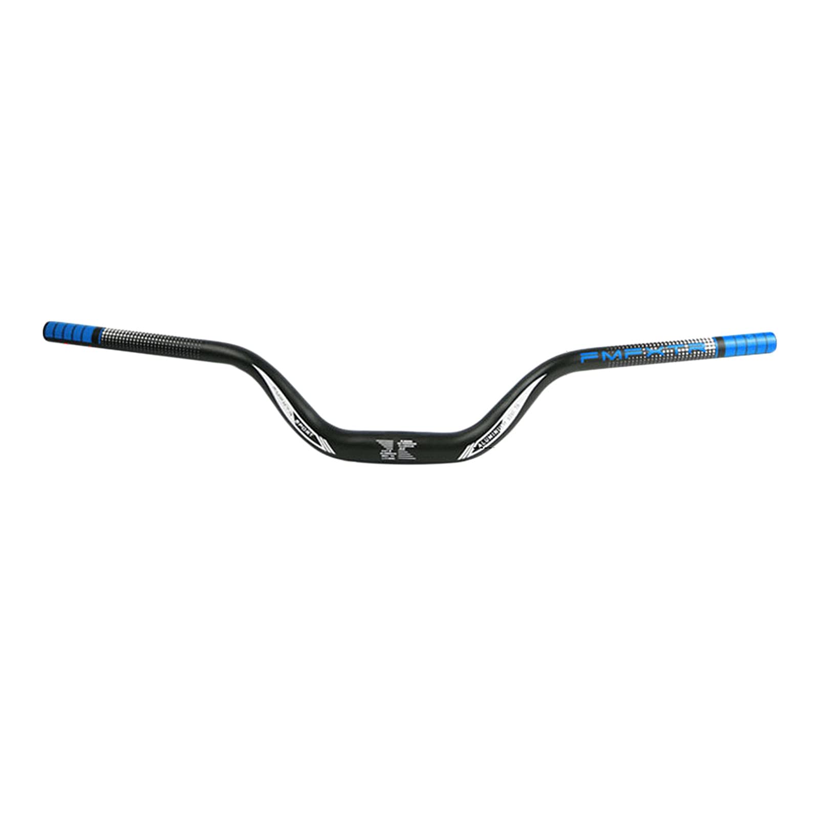 Generic Manubrio Leggero per Mountain Bike MTB Down Hill DH Bicicletta Barra Riser Extra Lunga 31,8 mm 720 mm Manubrio rialzato Alto - 720mm Blu