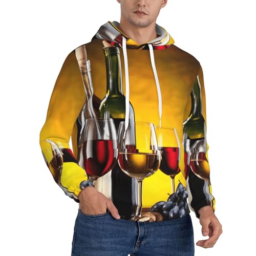 Sweat à capuche doublé hommes avec polaire thermique d'hiver