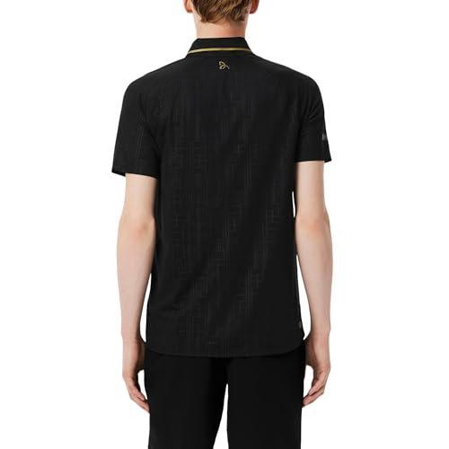 Lacoste Men's Sport Ultra-Dry Branded Stripe Tennis Polo3