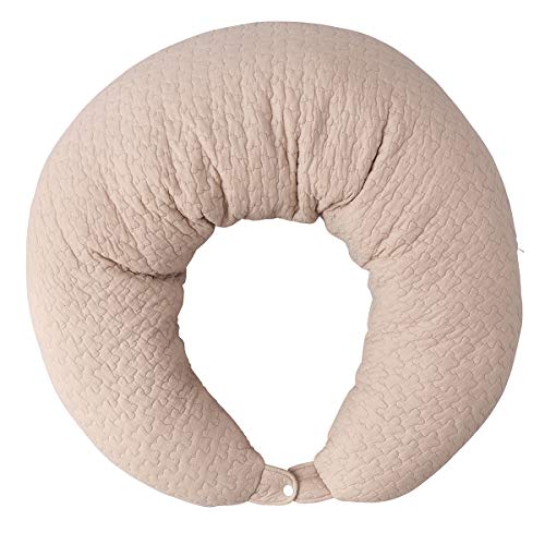 ナイスデイ クッション ベージュ 31×110cm mofua イブル 綿100% cloud柄 抱き枕 おすわりクッション 洗える 低ホルム 36220005