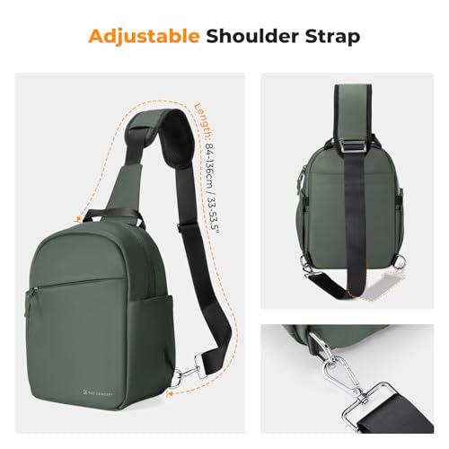 K&F CONCEPT Kameratasche, Kamera Sling Tasche Schultertasche Fotorucksack Klein, Wasserdichter Kamerarucksack, Verstellbarer Schultergurt Kamera Rucksack für DSLR/SLR Kamera Objektiv