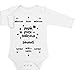Shirtgeil papà puoi farcela - Regali teneri per Il papà Body Neonato Manica Lunga 0-3 Mesi Bianco