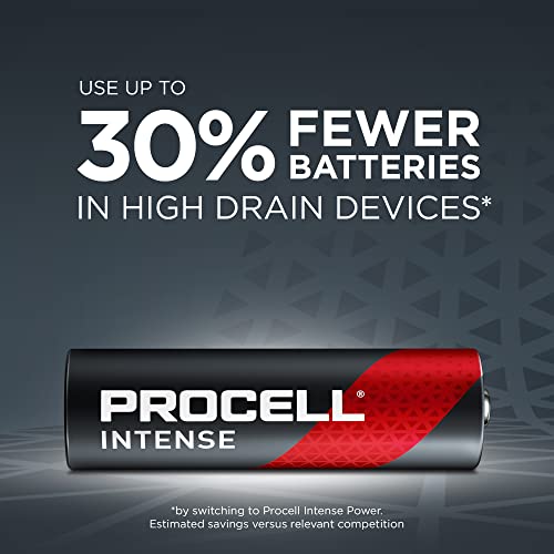 Procell Intense Aa High-Performance Alkaline Batteries (144 Pack), 10-Year Shelf Life, Bulk Value Pack For High Power Professional Devices #TOP1