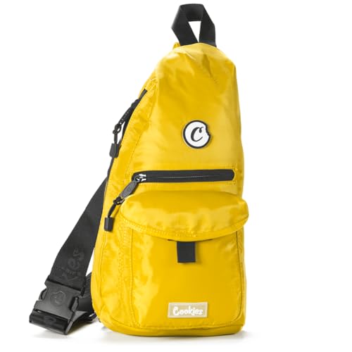 Image of COOKIES Travel Sling Bag 7.1 L - Unisex Crossbody Bag for Men & Women, Lightweight Shoulder Bag for Hiking & Travel - Yellow