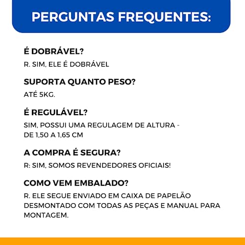 Cavalete Para Tela de Pintura 1,5m Dobrável Stalo + NF