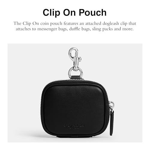 Coach Men's Clip On Pouch, Black, One Size2