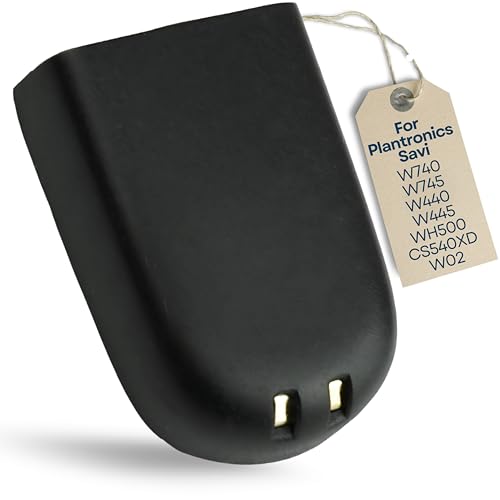 Replacement Battery 84598-01 82742-01 for Plantronics Savi W740, W745, W440, W445, WH500, CS540XD, W02 Wireless Headsets Headphones Repair