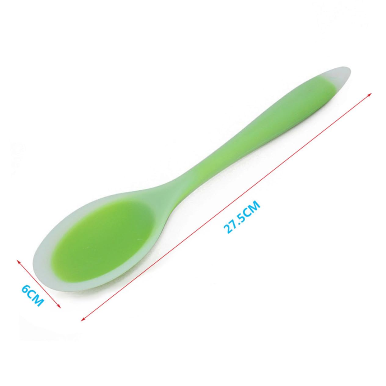 Set Utensili Cucina in Silicone Alimentare 5 Pezzi Verde