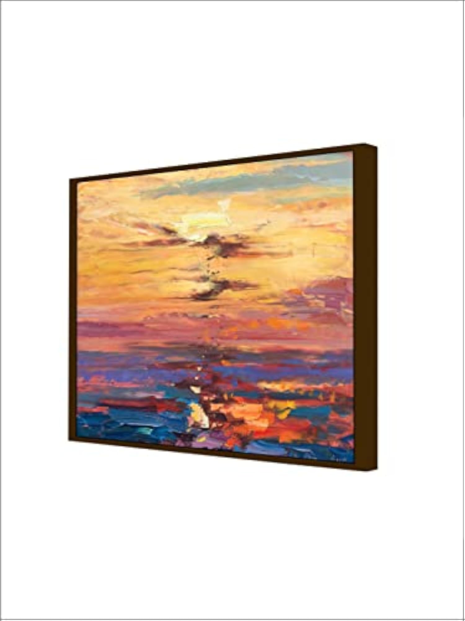 Abstract Framed Wall Painting for Home Decoration