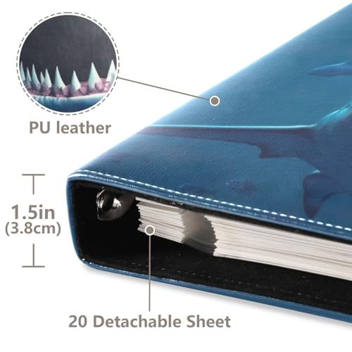 Álbum de Fotos Autoadhesivo DIY, Álbum de Recortes con Anillas de 3 Argollas, Libro de Fotos de 40 Páginas para Fotos de 8x10 pulgadas miniatura 4