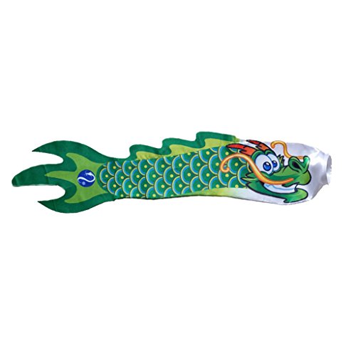 Fityle 5 Estilo 70 cm Dragão Chinês Bandeira Carpa Kite Streamer Decoração de Barco Bandeira Pendura