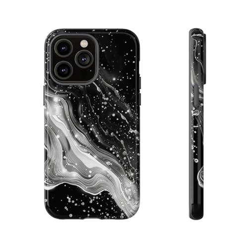 Coque iPhone 14 Pro Max galaxie rigide brillante pour éviter les rayures