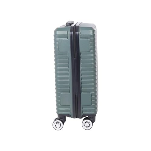 Mala De Viagem Bordo 10 Kg Abs 4 Rodas Duplas Cadeado Embutido (Verde)