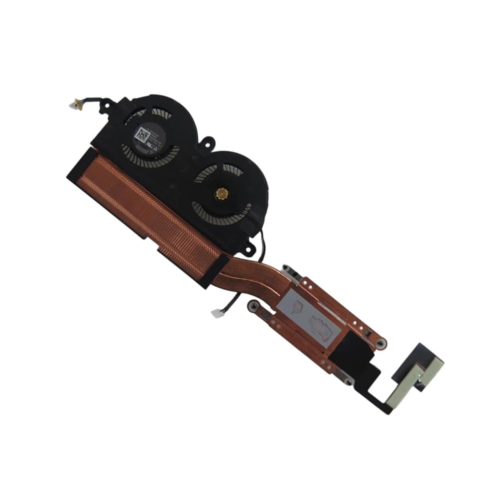 FRUPART New for DELL XPS 13 7390 0WCX2D WCX2D AT2Q0001DT0 ND55C19-19A14 EG50040S1-CP91-S9A DC5V Laptop Heatsink&Fan