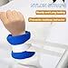 Ibnotuiy 4Pcs Medical Restraints Patient Hospital Bed Quick-Release Limb Holders for Hands Or Feet Universal Constraints Control