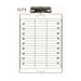 Elite Clipboards Football White Dry Erase Coaches Clipboard | Double-Side Football Coaching Whiteboard with Marker
