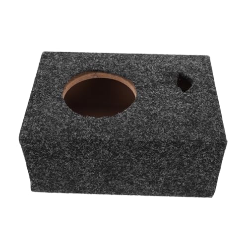 WESIEVYA 用カースピーカーエンクロージャー 耐久性木製サブウーファーボックス 防振設計で深低音強化 車載オーディオアクセサリーに